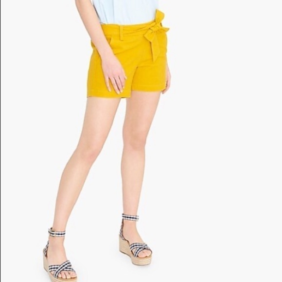 J crew factory Tie-waist short in linen-co… - Picture 2 of 6